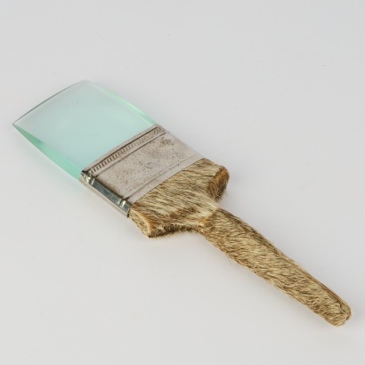 A Magnifying Glass in the Form of a Paint Brush