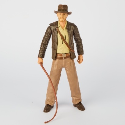 A Collectable Indiana Jones Figure with Motion Activation Sound Effects