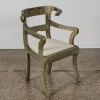 An Anglo Indian Repousse Ram's Head Chairs