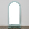 An Italian Wall Mounted Mirror and Glass Shelf
