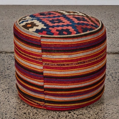 A Kilim Pouf