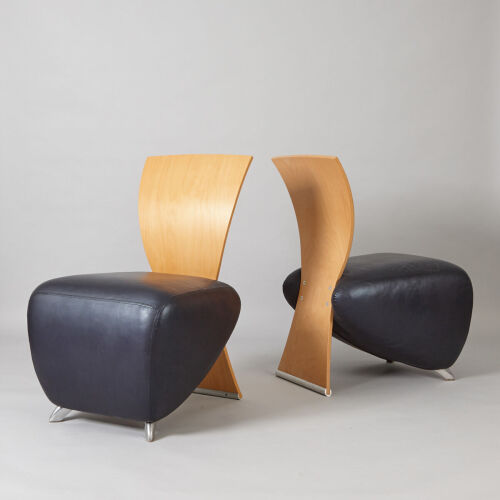 A Pair of Dauphin Bobo Chairs