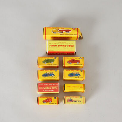 A Collection of 11 Dublo Dinky Toys