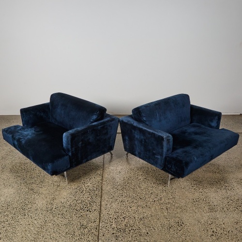 A Pair of Piero Lissoni Style Best Loveseats