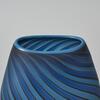 A Blue Striped Garry Nash Vase - 2