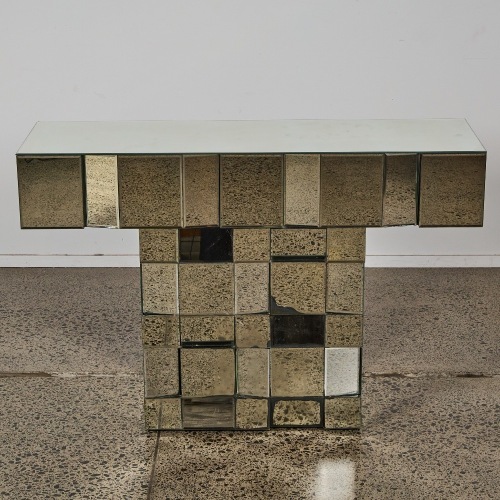 A Venetian Mirrored Console