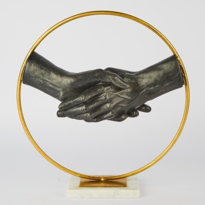 A Hand-Holding Sculpture