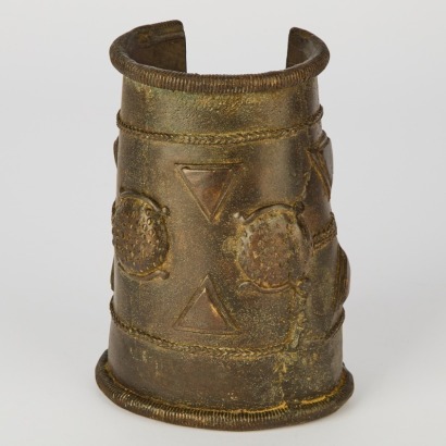 A West African Bronze Alloy Currency Cuff