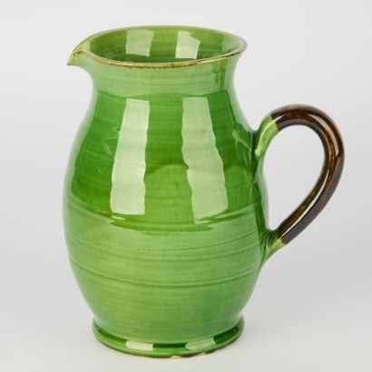 A Green Pitcher Made by Terre e Provence France