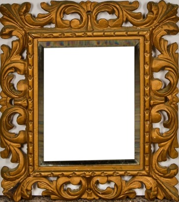 A Vintage Gilded Frame Bevelled Edge Mirror