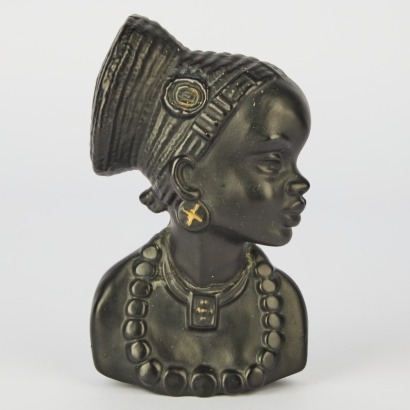 A Vintage African Women Wall Bust