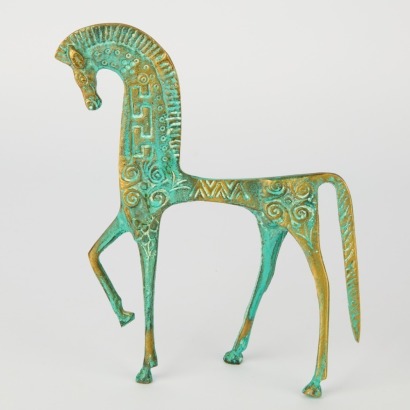 A Mid-century Etruscan Winberg Bronze Horse