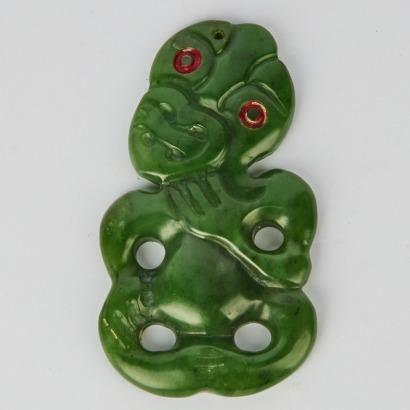 A Contemporary Pounamu Hei Tiki