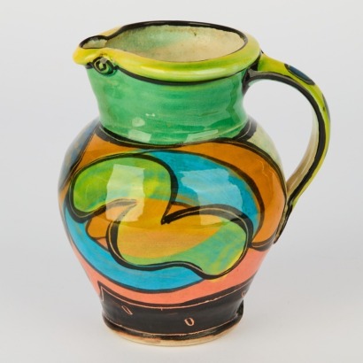 A Large Andrew van Der Putten Jug AF