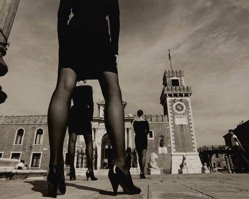 TERENCE DONOVAN Fashion Shoot, Palazzo San Marco, Venice