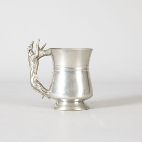 An English Pewter Hunting Jug 