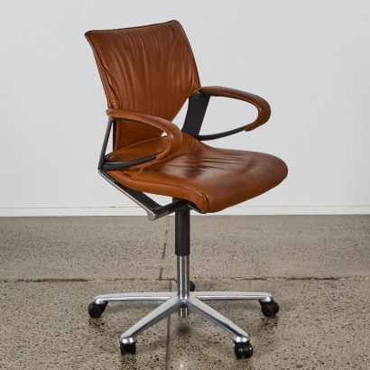 A Wilkhahn Modus Leather Office Chair