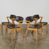A Set of Four Replica No.42 Chairs