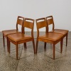 A Set of Four Mid-Century Dining Chairs