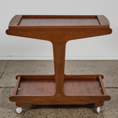 A Mid-Century Danish Teak Tea Trolley