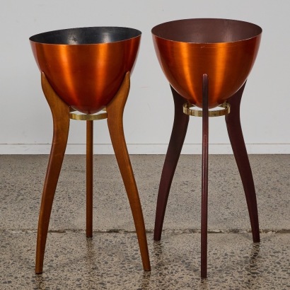 A Pair of Retro Bullet Planters
