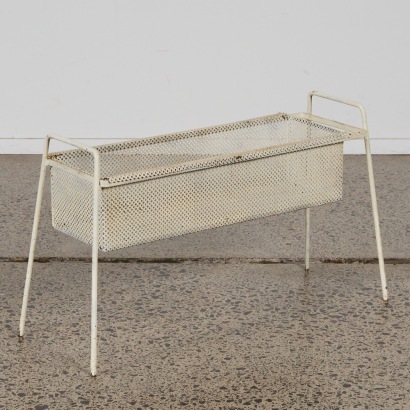 A Vintage Metal Planter