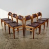 A Set of Six Mid-Century Dining Chairs by Danish Deluxe, Australia