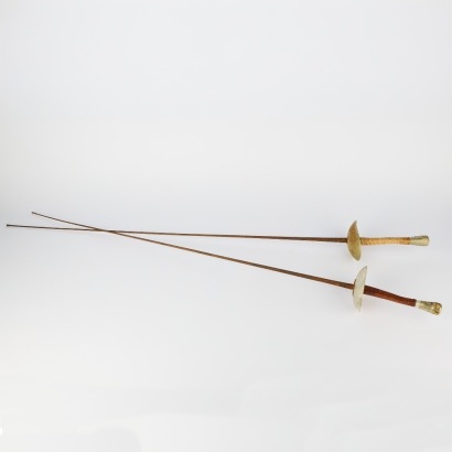 A Pair of Vintage English Fencing Foils