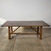 A Solid Wood Dining Suite with Four Padded Chairs - 3