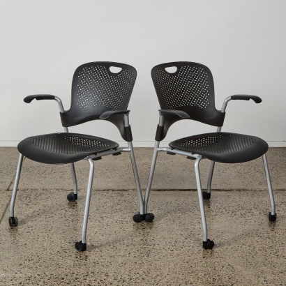 A Pair of Herman Miller Caper Chairs