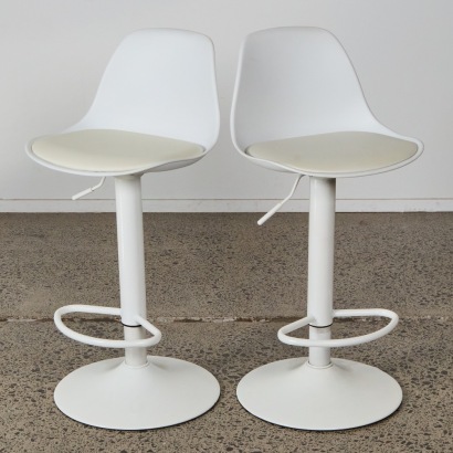 A Pair Of Modern Barstools