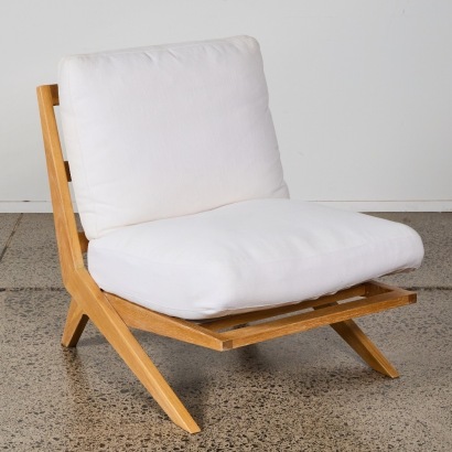 A MCM Occasional Scissor Chair