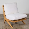 A MCM Occasional Scissor Chair