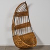 An Unused John Crichton Hanging Rattan Egg Chair by The Blind Institute