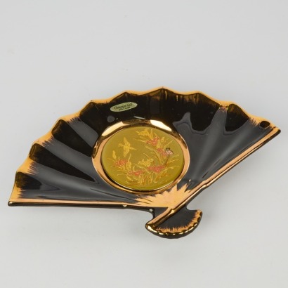 A Chokin Art Cloisonn&radic;&copy; Plate, 24k Gold
