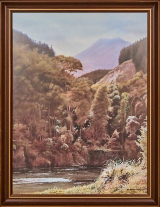 A Signed & Numbered Print Tarawera River by Beverley Ray