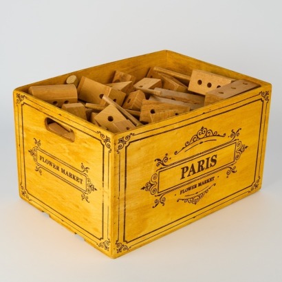 A Box of Vintage Blocks