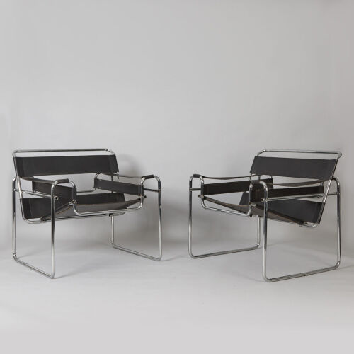 A Pair of Wassily Style Chairs