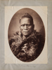 JOSIAH MARTIN An Album Page Featuring a Photograph of King Tawhiao by Josiah Martin and a Photograph of St. Ives Cross by James Valentine