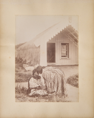 JOSIAH MARTIN Te Hongi Outside a Ōhinemutu Wharenui