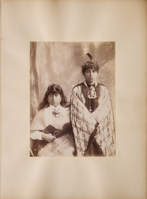 JOSIAH MARTIN Portrait of Guide Susan and Guide Ngapuia