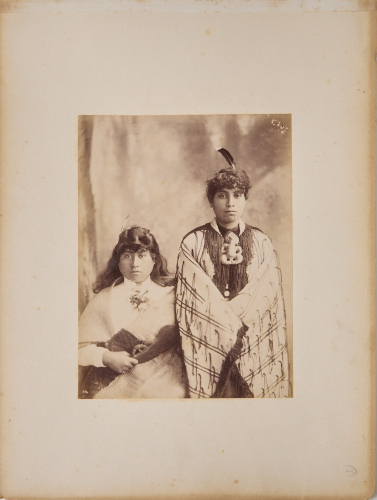 JOSIAH MARTIN Portrait of Guide Susan and Guide Ngapuia