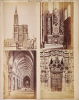 JOSIAH MARTIN An Album Page Featuring a Photograph of the Auckland Post Offices by Josiah Martin and Four Pictures of Strasbourg, Germany - 2