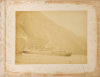 BURTON BROTHERS Three Pictures of the South Island by the Burton Brothers: Sailing Ship Tarawera in Wet Jacket Arm, Moke Lake, Acheron Passage From Front Island, Dusky Sound - 2