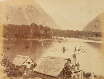BURTON BROTHERS Six Pictures of Milford Sound and Queenstown by the Burton Brothers