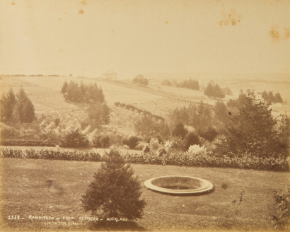 BURTON BROTHERS Two Pictures from Auckland of Rangitoto and Remuera by the Burton Brothers