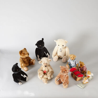 A Selection of Vintage Hermann Teddy Bears