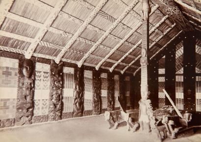 JOSIAH MARTIN Interior View of the Rauru Whare Whakairo