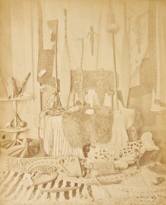 DANIEL LOUIS MUNDY Māori Artefacts in Sir George Grey's Museum, Kawau Island
