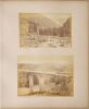 UNKNOWN PHOTOGRAPHER An Album Page Featuring a Portrait of Guide Kate and Guide Maria and a Photograph of Parawera, a Photograph of the Otira Gorge and of the Bridge over Waimakariri Gorge - 2